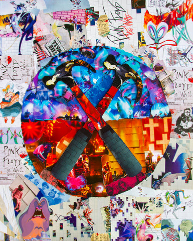 Pink Floyd The Wall Collage Poster - multymedia