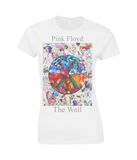 Pink Floyd The Wall Collage Womens T Shirt