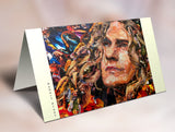 Robert Plant of Led Zeppelin Greeting Card - multymedia