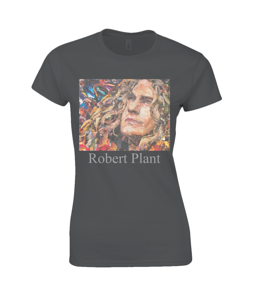 Robert Plant Collage Womens T Shirt