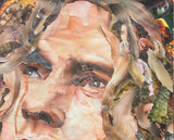 Robert Plant of Led Zeppelin Collage - multymedia