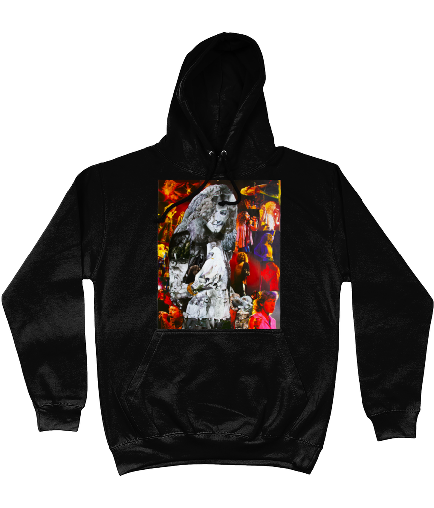 Robert Plant Collage Hoodie - multymedia