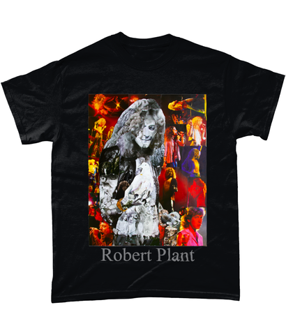 Robert Plant Collage Short-Sleeve T-Shirt - multymedia