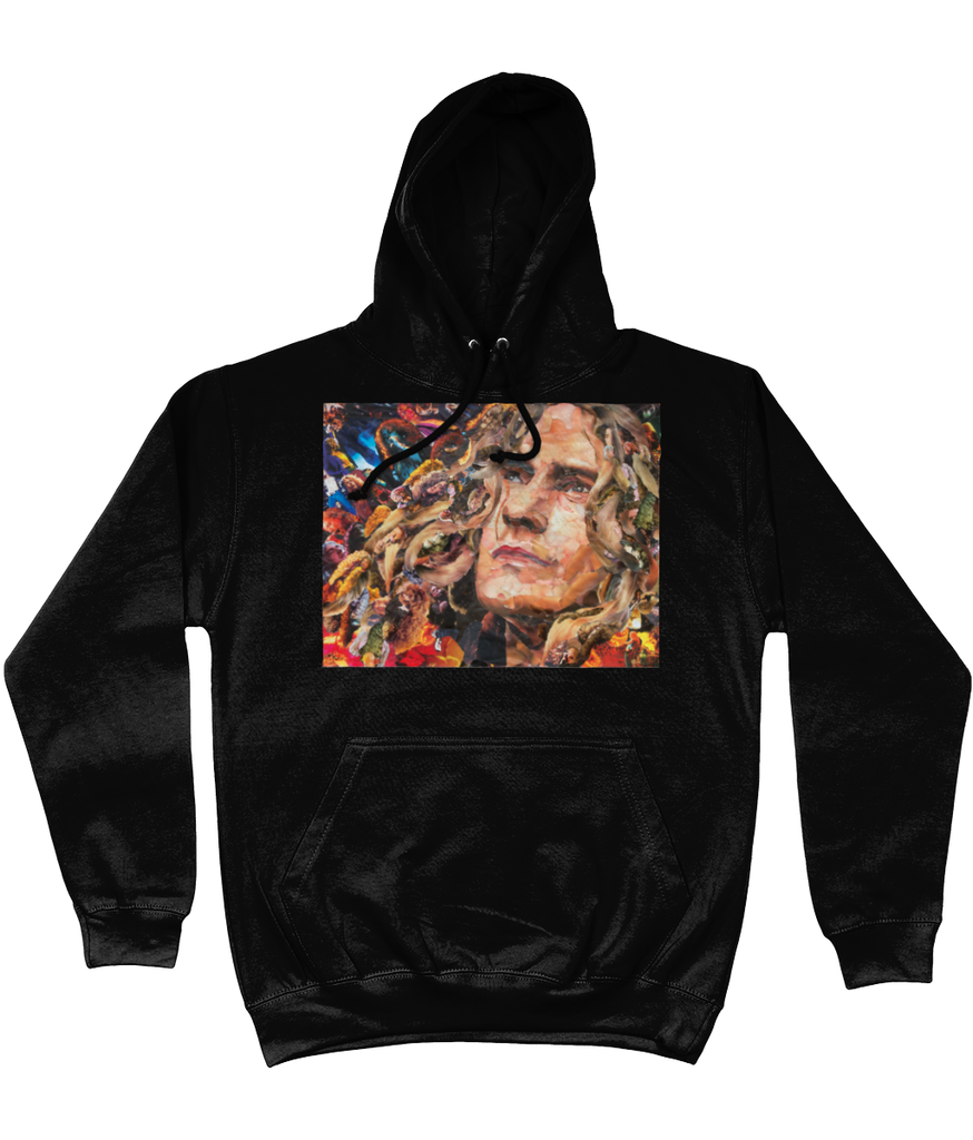 Robert Plant Collage Hoodie - multymedia