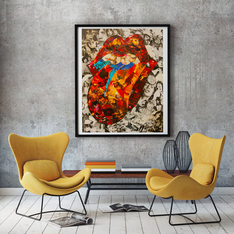 Rolling Stones Collage /  Art - multymedia