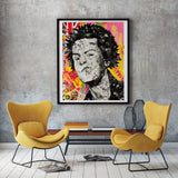 Sid Vicious Sex Pistols Collage Giclee Print