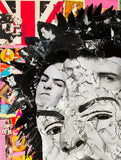 Sid Vicious Sex Pistols Collage Canvas Print