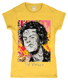 Sid Vicious Collage Womens T Shirt