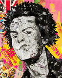 Sid Vicious Collage Womens T Shirt