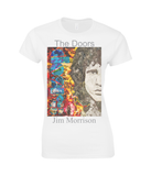 Jim Morrison Collage Womens T Shirt
