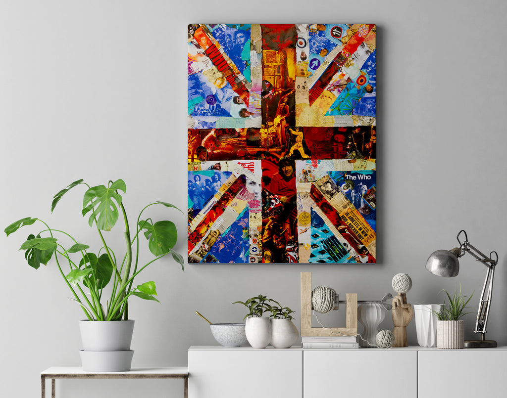 The Who Union Jack Canvas Print - multymedia