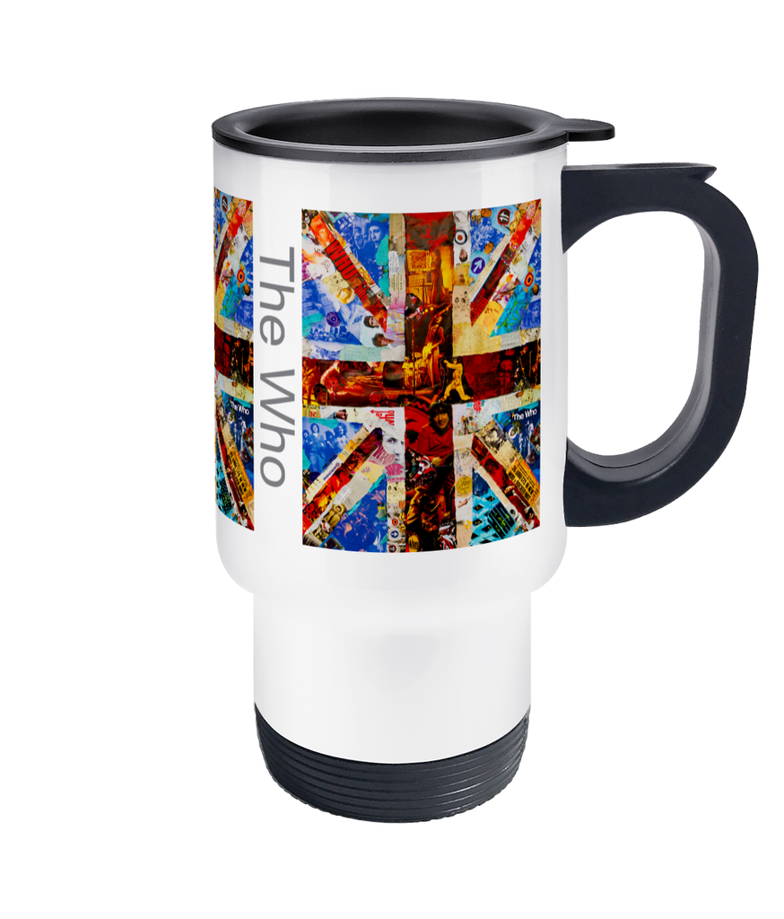 The Who Collage Travel Mug 14oz - multymedia