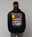 Thin Lizzy Phil Lynott Collage Hoodie - multymedia
