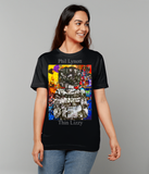 Thin Lizzy Phil Lynott Collage Short-Sleeve T-Shirt - multymedia