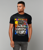 Thin Lizzy Phil Lynott Collage Short-Sleeve T-Shirt - multymedia