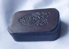 Leather Covered Tins