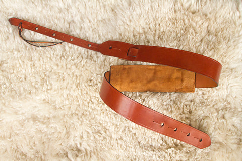 Mourne Guitar Strap by Lugh Leathers