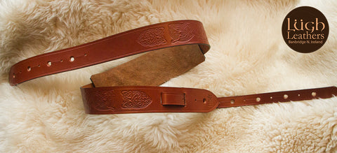 Celt Guitar Strap by Lugh Leathers