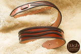 Rory Gallagher 2 Tone Guitar Strap by Lugh Leathers