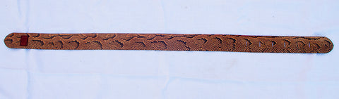 Snakeskin Guitar Strap by Lugh Leathers