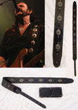 Lemmy Motorhead Concho Bass Guitar Strap by Lugh Leathers