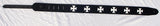 Lemmy Motorhead Iron Cross Bass Guitar Strap by Lugh Leathers