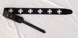 Lemmy Motorhead Iron Cross Bass Guitar Strap by Lugh Leathers