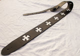 Lemmy Motorhead Iron Cross Bass Guitar Strap by Lugh Leathers