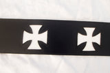 Lemmy Motorhead Iron Cross Bass Guitar Strap by Lugh Leathers