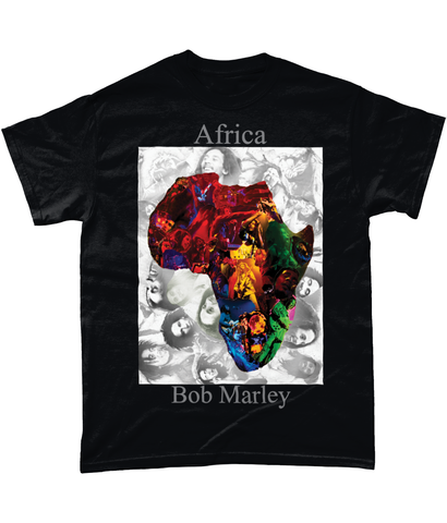 Bob Marley Africa Short-Sleeve T-Shirt - multymedia