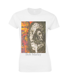 Bob Marley Collage Womens T Shirt