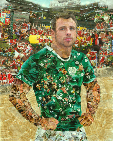 Tommy Bowe Collage Poster - multymedia