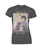 Bob Dylan Collage Womens T Shirt