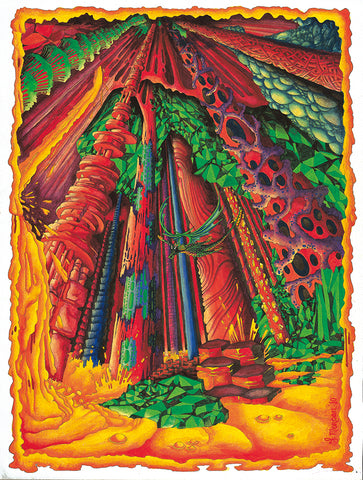 Dragon Cavern Giclee Print by Francis Morgan - multymedia