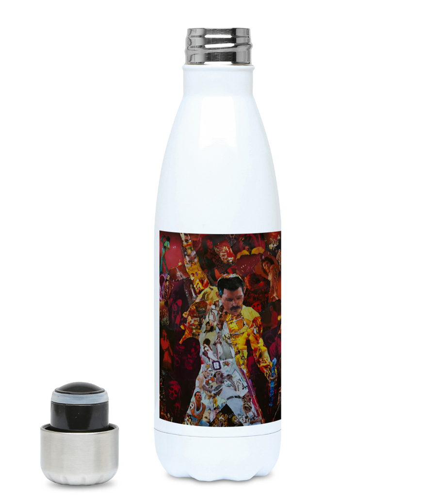 Freddie Mercury Water Bottle 500ml Hot or Cold - multymedia