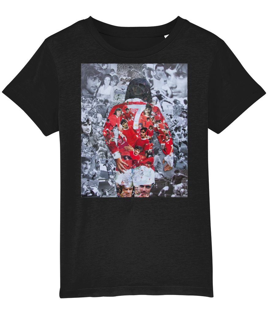 George Best Collage Kids T-Shirt