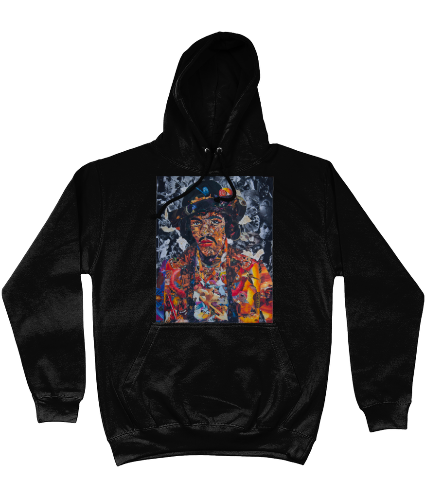 Jimi Hendrix Collage Hoodie - multymedia