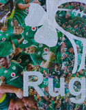 Ireland Rugby Collage / Art Giclee Print - multymedia