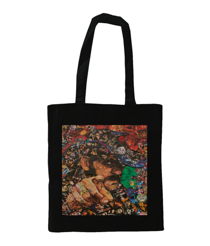 Lemmy of Motorhead Collage Tote Bag - multymedia