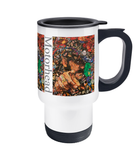 Lemmy of Motorhead Collage Travel Mug 14oz - multymedia