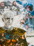 Night King from Game of Thrones Collage Poster - multymedia