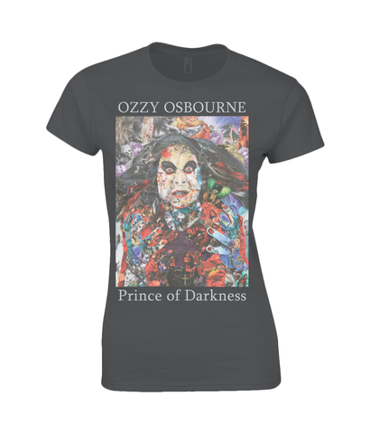 Ozzy Ozbourne Collage Womens T Shirt