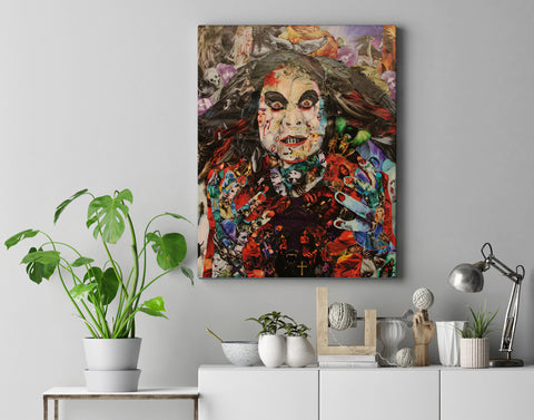 Ozzy Prince of Darkness Canvas Print - multymedia