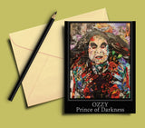 Ozzy Prince of Darkness Greeting card - multymedia