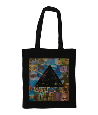 Pink Floyd Darkside Collage Tote Bag - multymedia