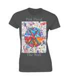 Pink Floyd The Wall Collage Womens T Shirt