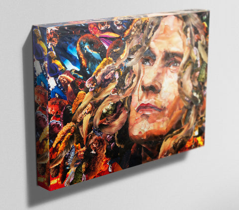 Robert Plant of Led Zeppelin Canvas Print - multymedia