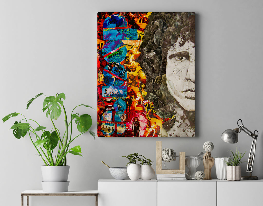 jim Morrison Canvas Print - multymedia