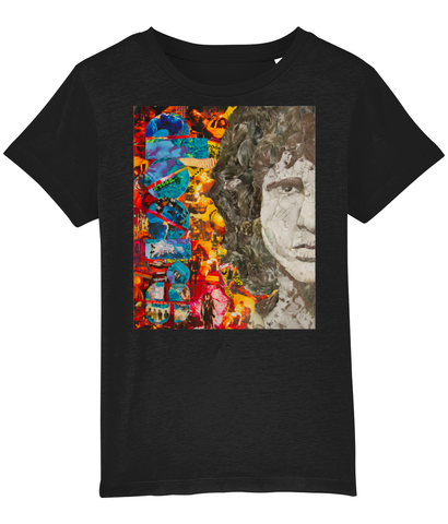 Jim Morrison Collage Kids T-Shirt