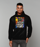 Thin Lizzy Phil Lynott Collage Hoodie - multymedia